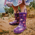 2020 Nova moda de alta qualidade Boots de chuva Cheap Inglaterra Botas de chuva de toe de aço PVC Boot de chuva para crianças